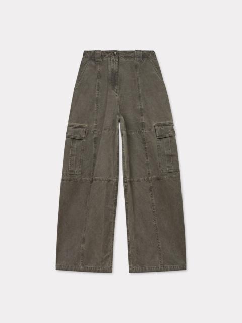Cargo pants in cotton canvas