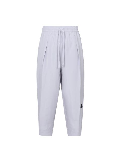 Men's adidas Solid Color Logo Printing Sports Pants/Trousers/Joggers Silver Gray HN1929