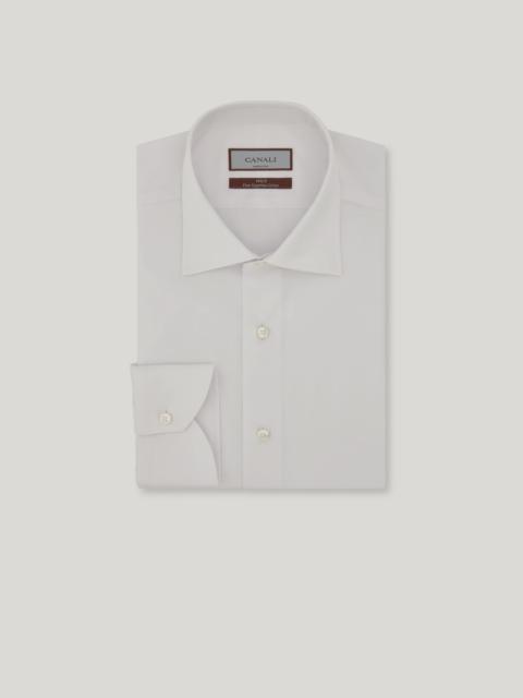 REGULAR FIT SHIRT IN WHITE COTTON
