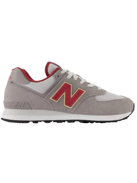 New Balance 574 Marblehead Summer Fog Cardinal