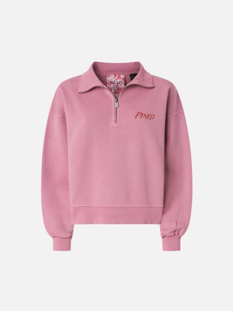 SWEATSHIRT WITH HEART AND PINKOTINI PRINT
