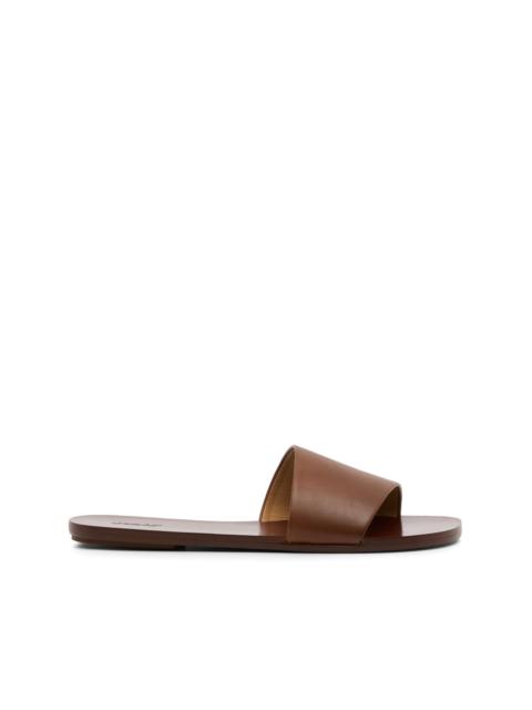 leather slides