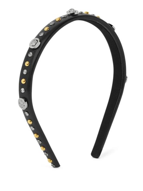 Versace Medusa Head Studded Headband