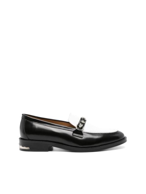 stud-detailing loafers