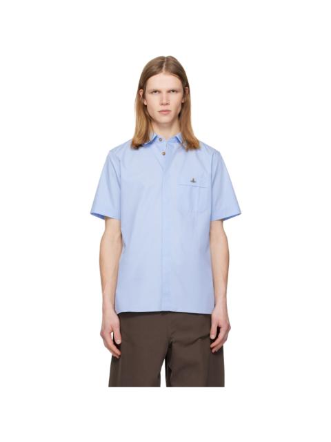 Blue Classic Short Sleeve Shirt