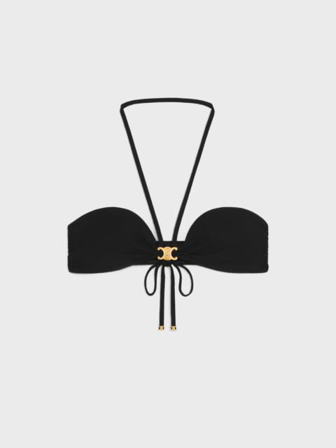 triomphe balconette top in matte jersey