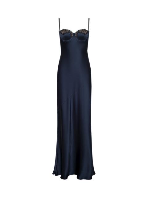 Shayla Silk Lace Gown