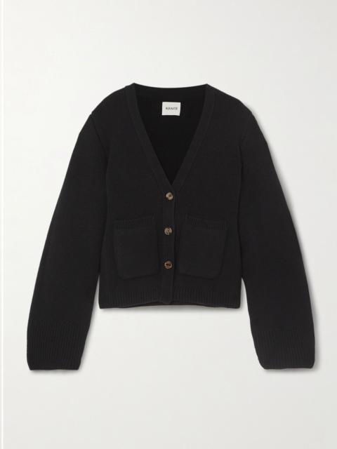 Scarlet cashmere-blend cardigan Black