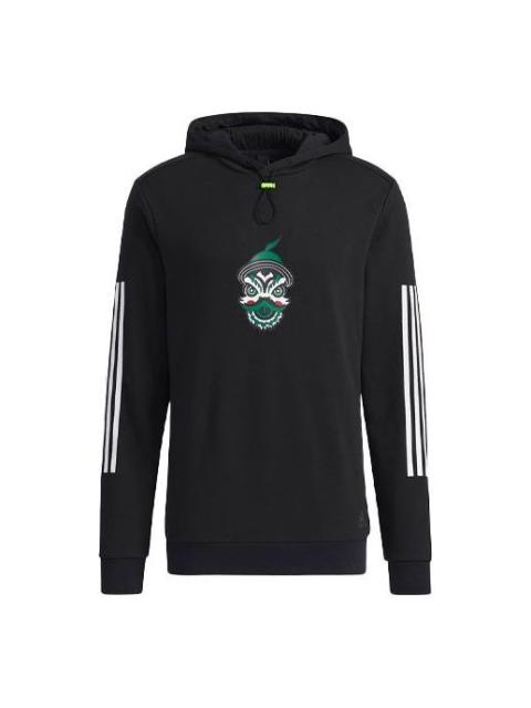 adidas Lion Zhang Training Sports Pullover Couple Style Black H43796