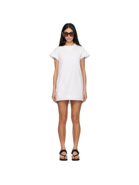 Off-White Poplin Minidress