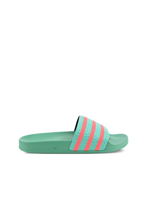 Adilette "Hi-Res Green Turbo" slides