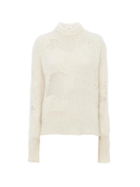 GENEROUS MOCK-NECK SWEATER