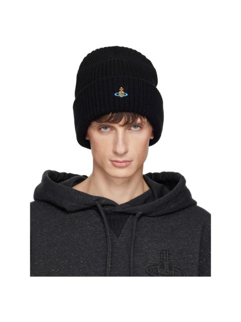 Black Sporty Beanie