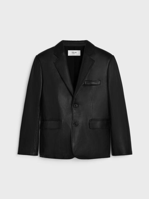 tailored jacket IN PLONGE LAMBSKIN