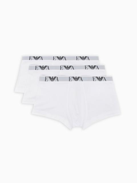 Three-pack of boxer briefs with essential monogram logo