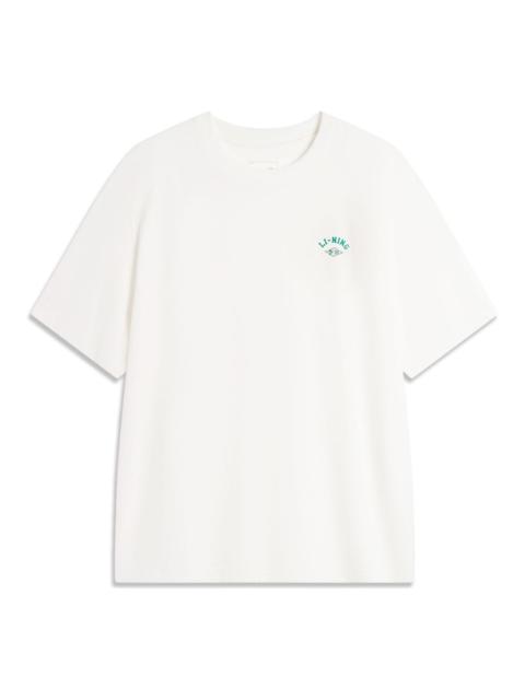 Li-Ning Small Logo T-shirt 'White' AHSU535-1
