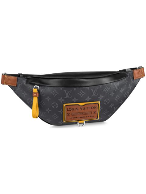 Louis Vuitton Discovery Bumbag Monogram Eclipse Gaston Label Savane Yellow
