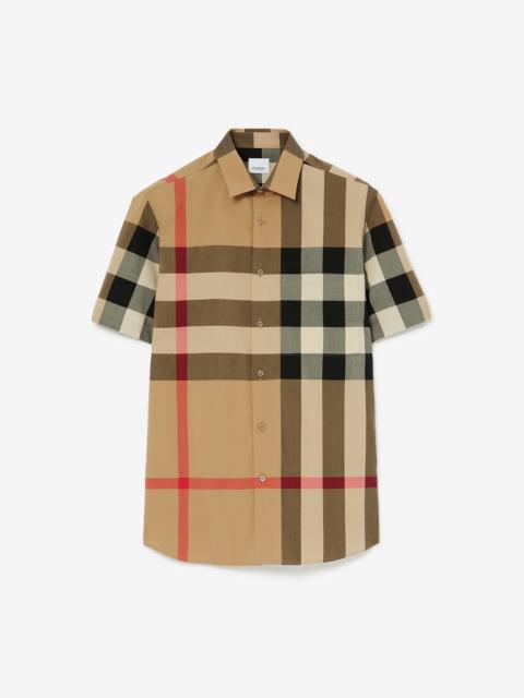 Check Cotton Shirt