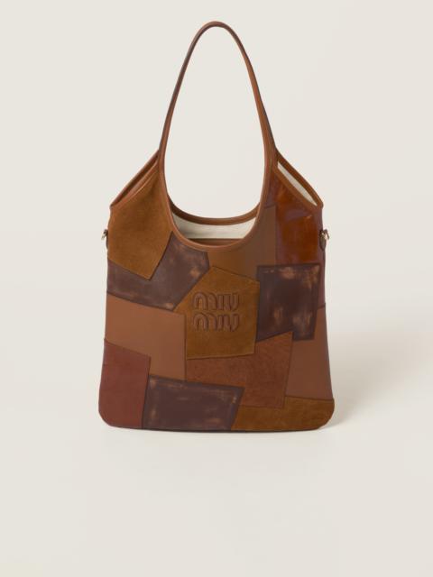 IVY leather patchwork bag