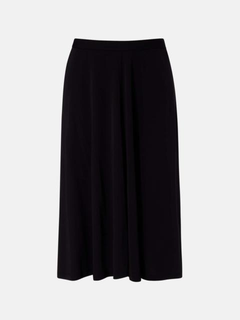 Jersey midi skirt