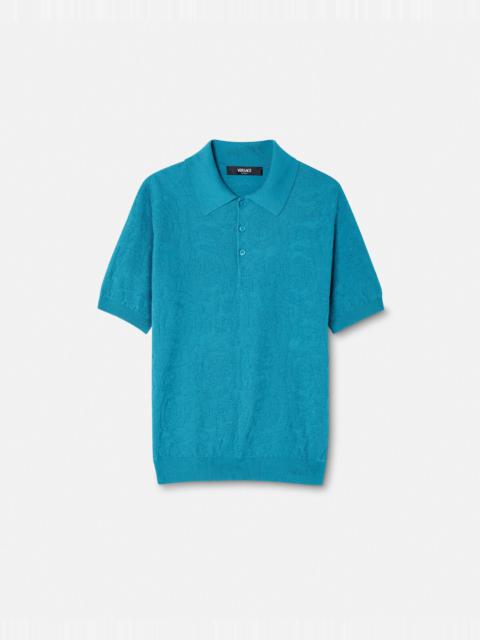 Barocco Knit Polo Shirt