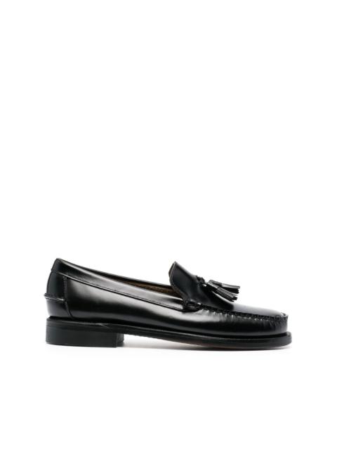 tassel-detail leather loafers