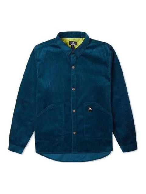 Converse Corduroy Button Shirt 'Blue' 10024006-A02