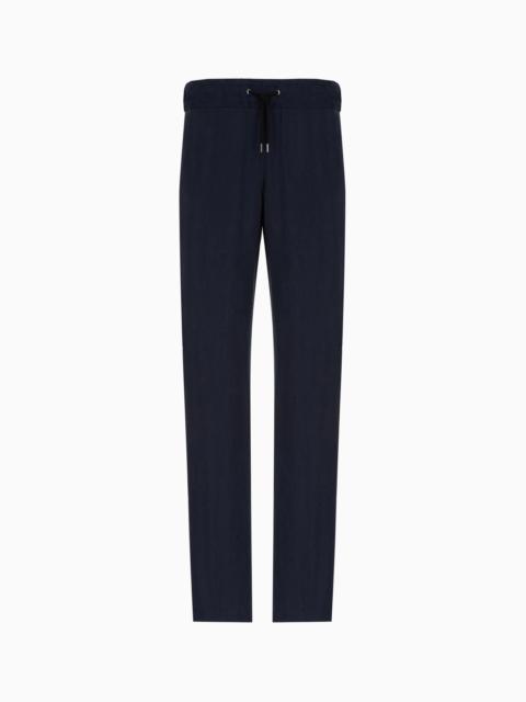 ICON CUPRO DRAWSTRING TROUSERS