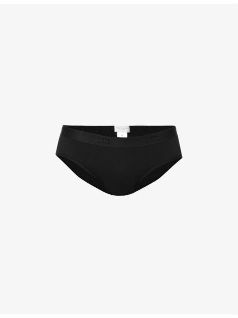 Jack branded-waistband stretch-cotton briefs