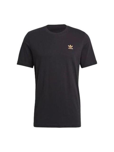 adidas originals Casual Breathable Sports Round Neck Short Sleeve Black GN3406