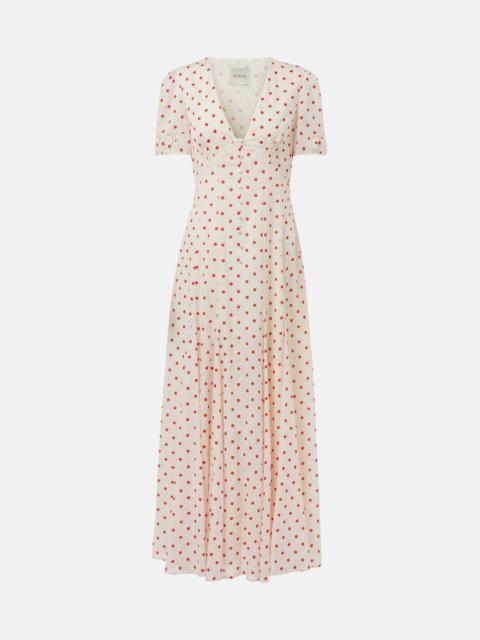 Paloma polka-dot maxi dress