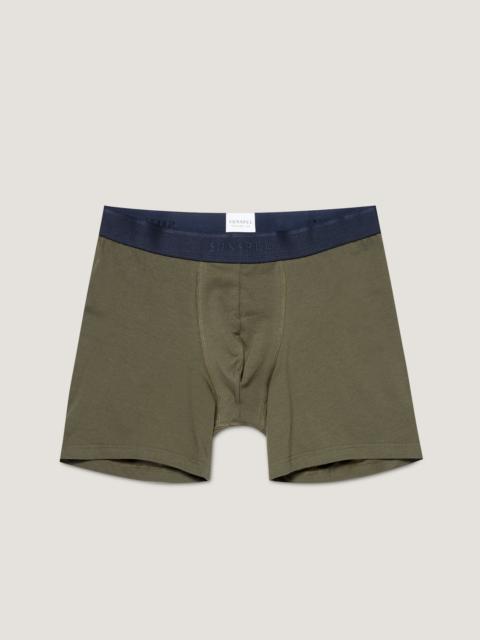 Stretch Cotton Boxer Briefs