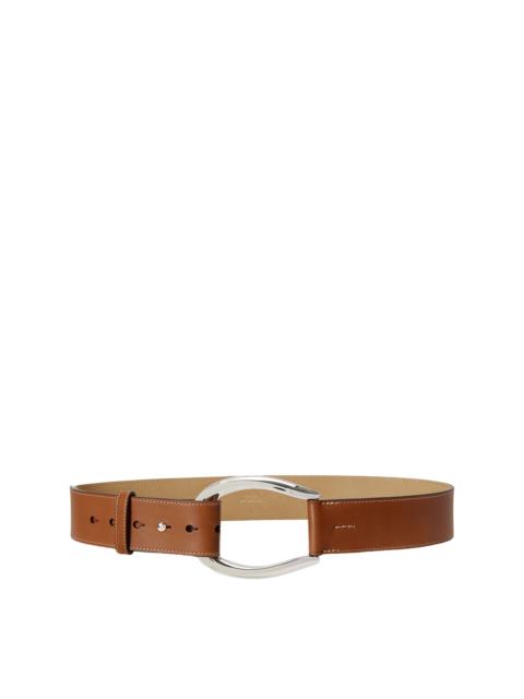 Leather belt