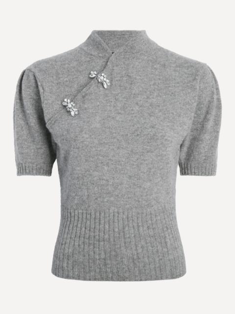 Mandarin Collar Cashmere Jumper