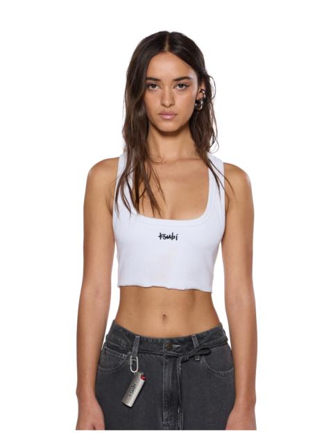 1999 ORIGIN CROPPED TANK WHITE