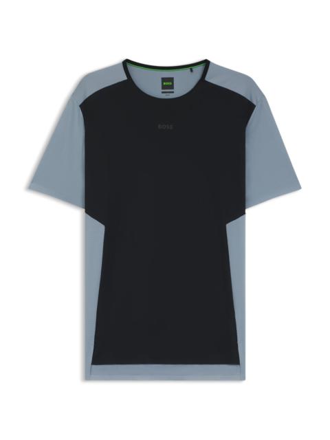ACTIVE MESH-JERSEY T-SHIRT WITH DECORATIVE REFLECTIVE DETAILS