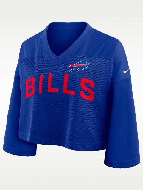 Buffalo Bills Wide Receiver Jersey Fashion Women's Nike Dri-FIT NFL Cropped Top