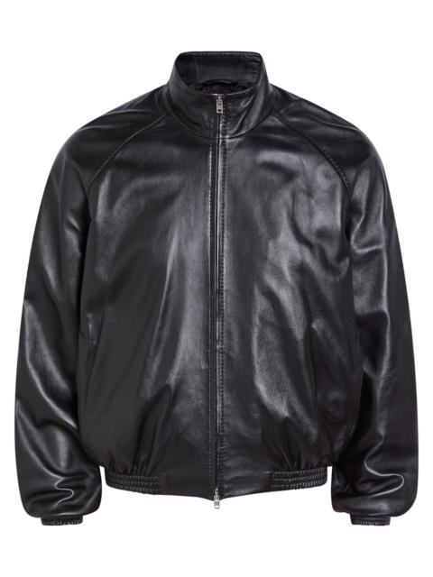Acne Studios Leather Bomber Jacket