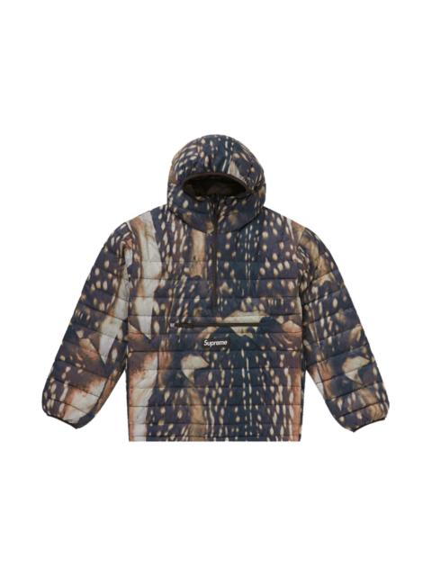 Supreme Micro Down Half Zip Hooded Pullover Deer