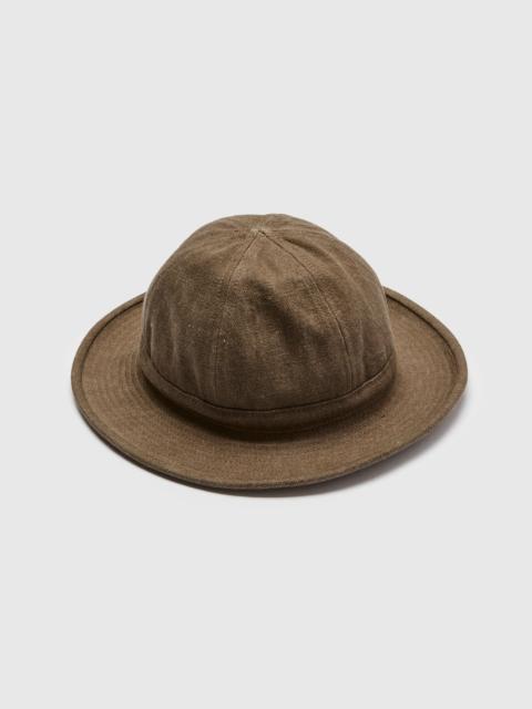 MIL Hat in Brown Denim