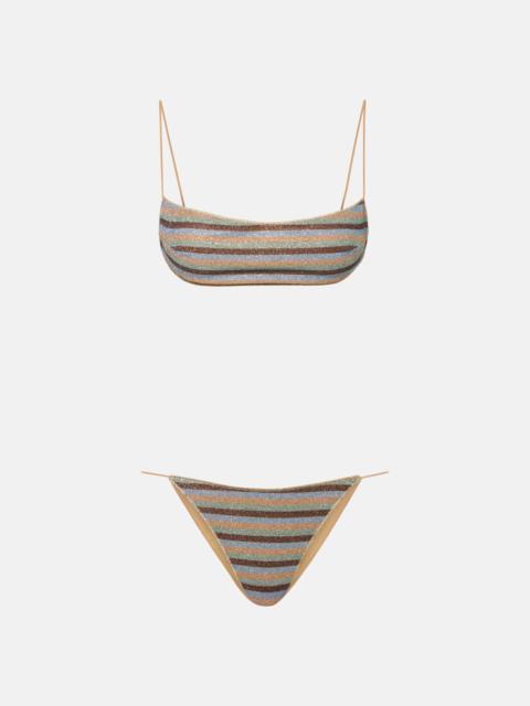 Lumière striped bikini