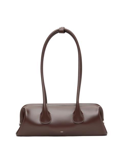Brown Boat Wide Mini Bag
