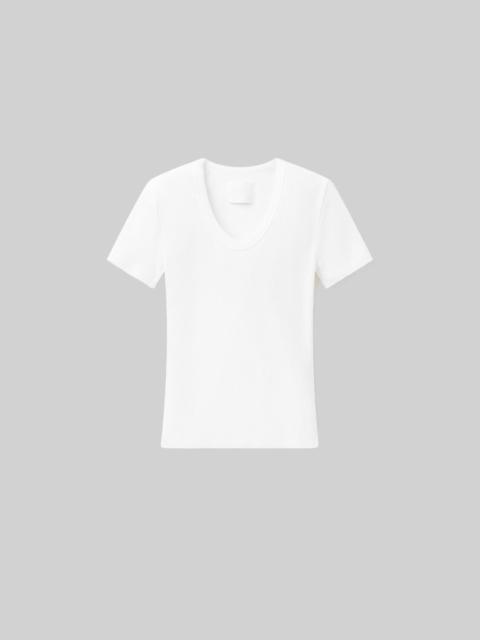 Maude U Neck Tee
In White
