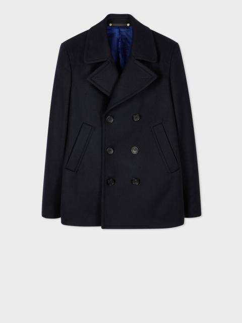 Wool-Cashmere Pea Coat