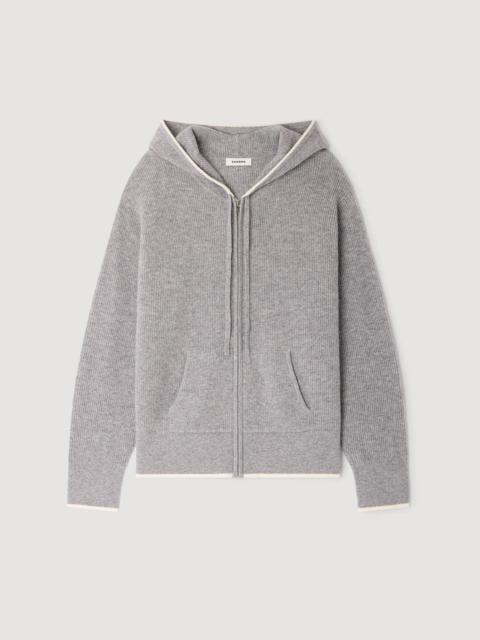 HOODED CARDIGAN