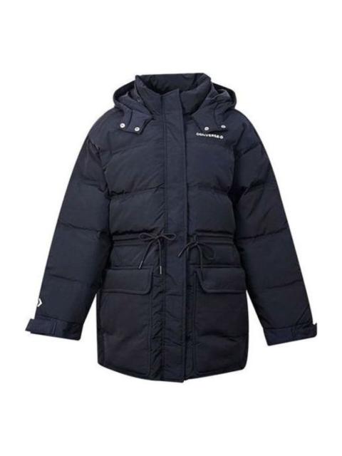 (WMNS) Converse Mid Down Jacket 'Black' 10021994-A01