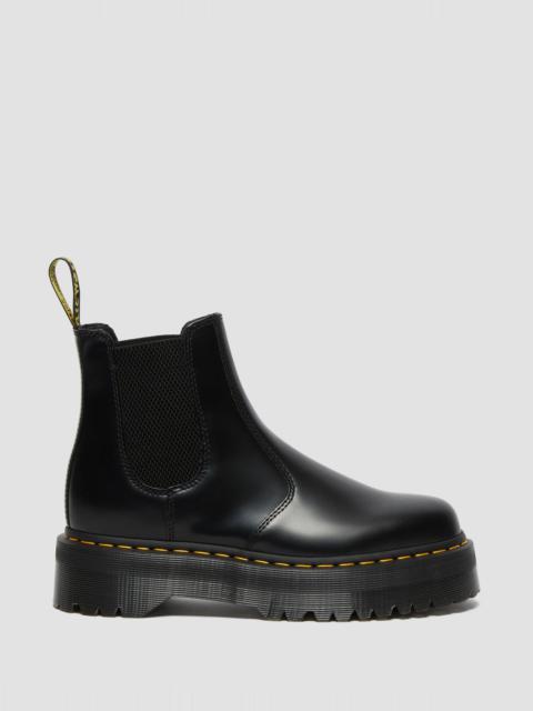 2976 Smooth Leather Platform Chelsea Boots