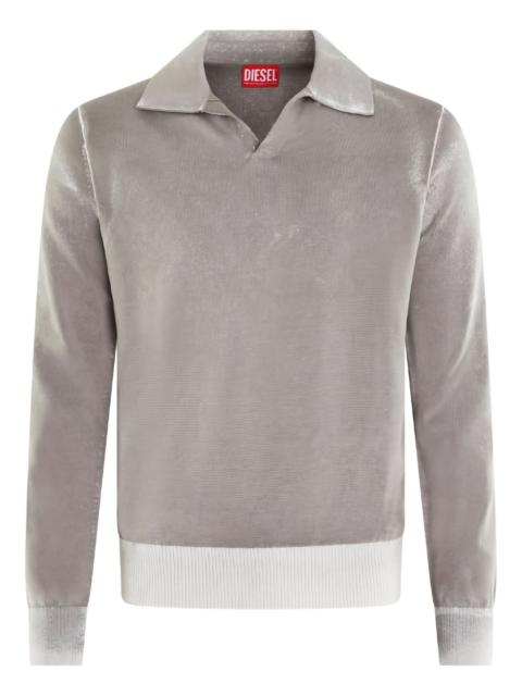 K-Lorenzo polo-neck ribbed-hem sweater