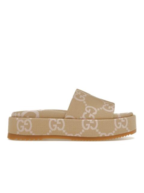 Women's platform slide sandal