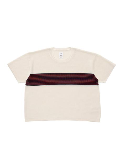 JUMBO KNIT S/S (SI/C) W IVORY